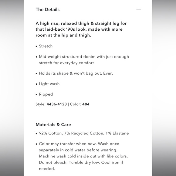 American Eagle Curvy Straight Jeans - Picture 4 of 7